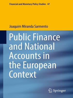 cover image of Public Finance and National Accounts in the European Context